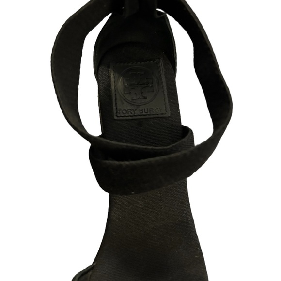 Tory Burch Adonis Black Wedge Espradrille - Picture 7 of 11